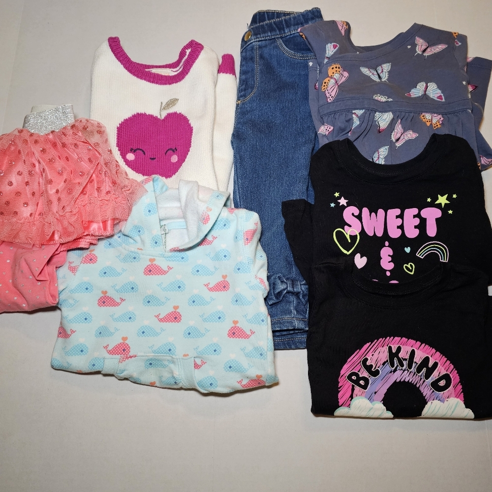 Baby Girl Clothes Lot 18 24 Mos Gymboree Place Jeans Shirts Dress